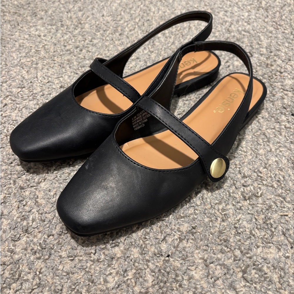 Kensie Women's Poppi Ballet Slingback Flats